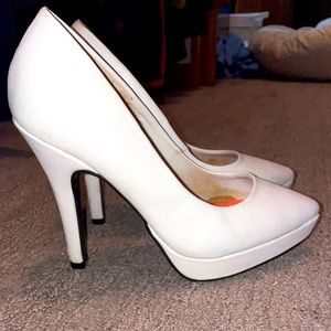 H&M platform heels white size (36 Euro)
